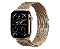 APPLE Apple Watch Series 11 GPS + Cellular 42mm Tytanowa koperta (złota) + bransoleta mediolańska (złota) - 1362427 - zdjęcie 1